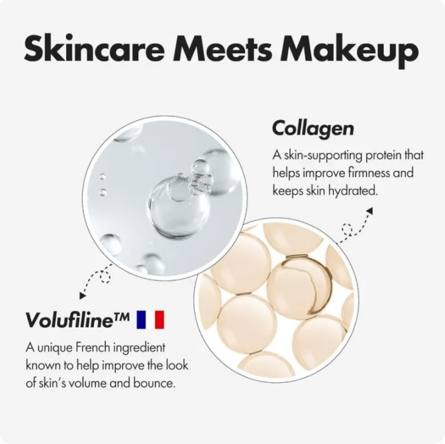 Color-Matching Collagen Foundation Stick with Built-In Brush – Perfect Shade, Flawless Skin