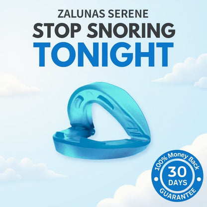 ZALUNAS Serene – Premium Anti-Snore Mouthpiece + Free Premium Nasal Dilator