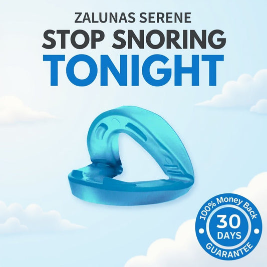 ZALUNAS Serene – Premium Anti-Snore Mouthpiece + Free Premium Nasal Dilator