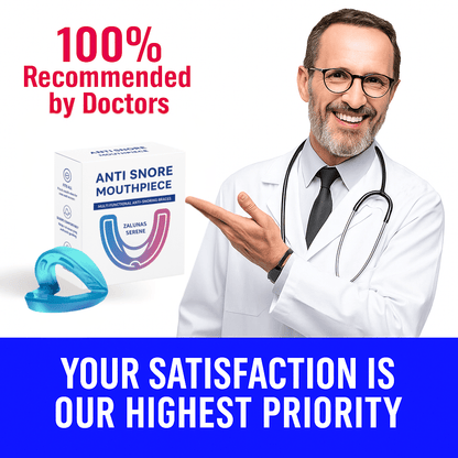 ZALUNAS Serene – Premium Anti-Snore Mouthpiece + Free Premium Nasal Dilator