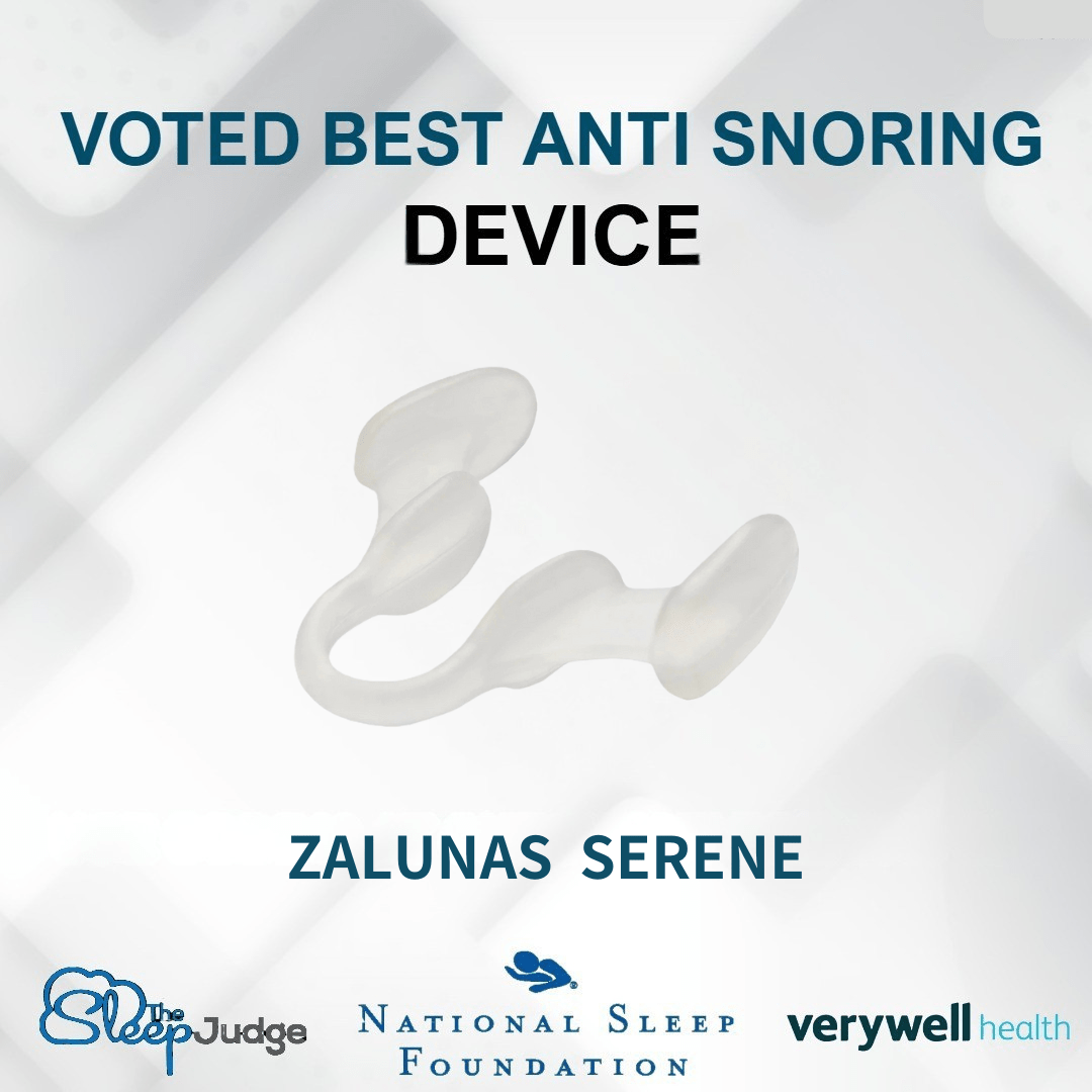 ZALUNAS Serene – Premium Anti-Snore Mouthpiece + Free Premium Nasal Dilator