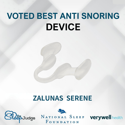 ZALUNAS Serene – Premium Anti-Snore Mouthpiece + Free Premium Nasal Dilator